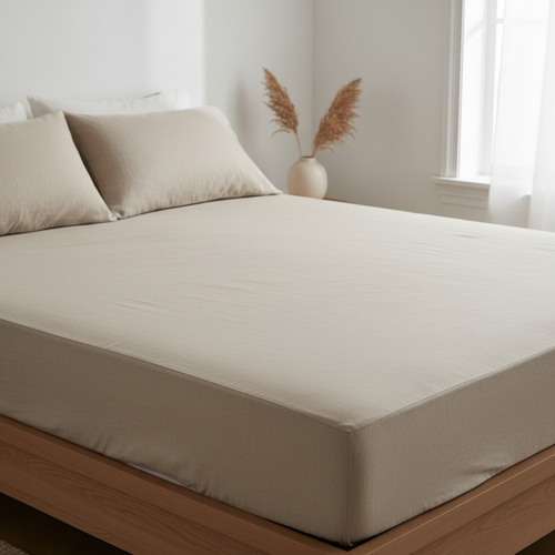 100% Linen Mattress Topper - Water Resistant