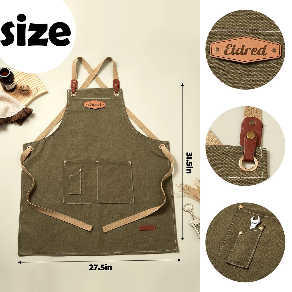 Personalized Canvas Apron for Women